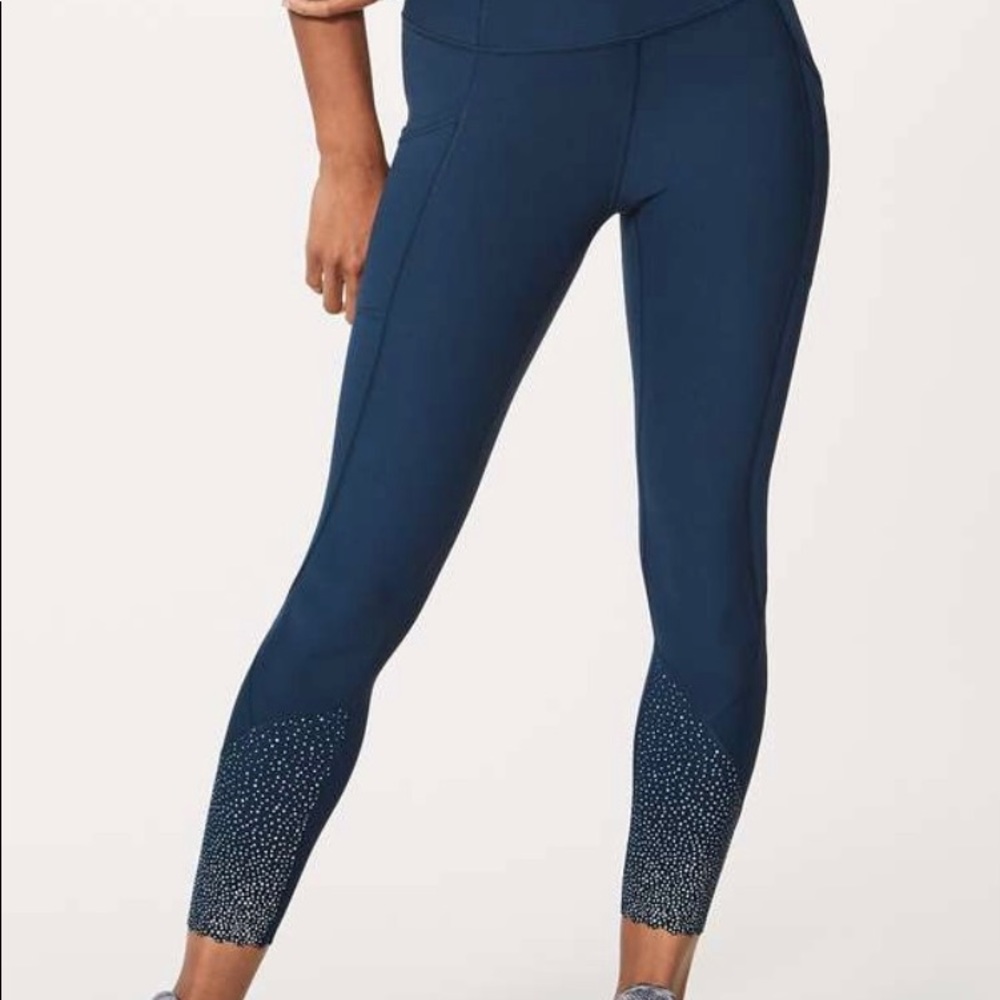 Lululemon Tight Stuff Tight II (25") Jaded size 2 W5ALBSZ